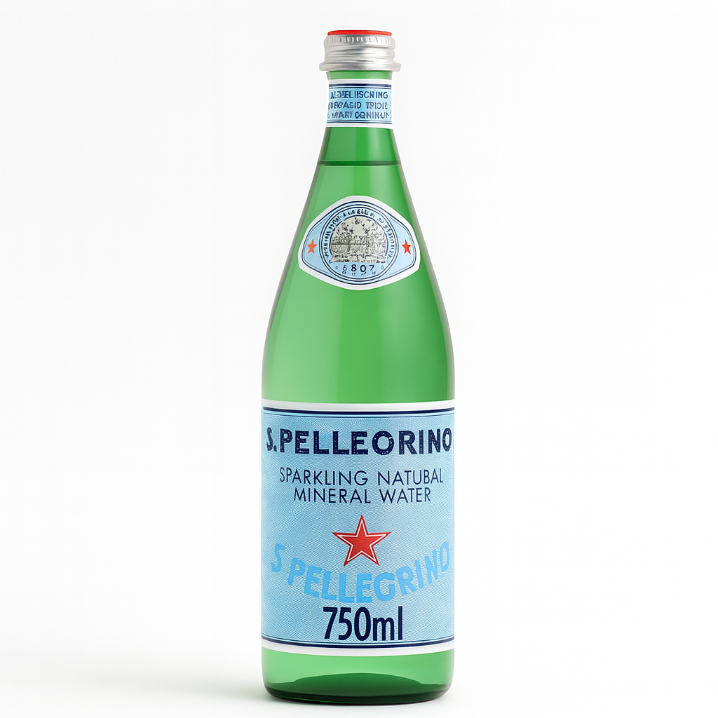 San Pelegrino Sparkling Mineral Water, 750ml