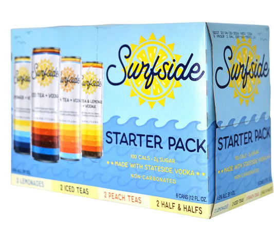 Surfside Lemonade Icedtea with Vodka, 8 Pack