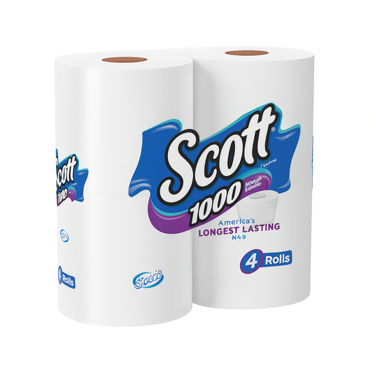 Toilet Paper, 4 Rolls